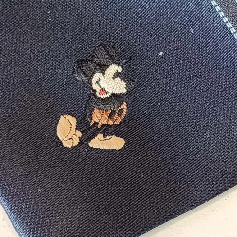 Vintage Mickey Mouse Tie By Cervantes Blue Striped Disney Official Merchandise